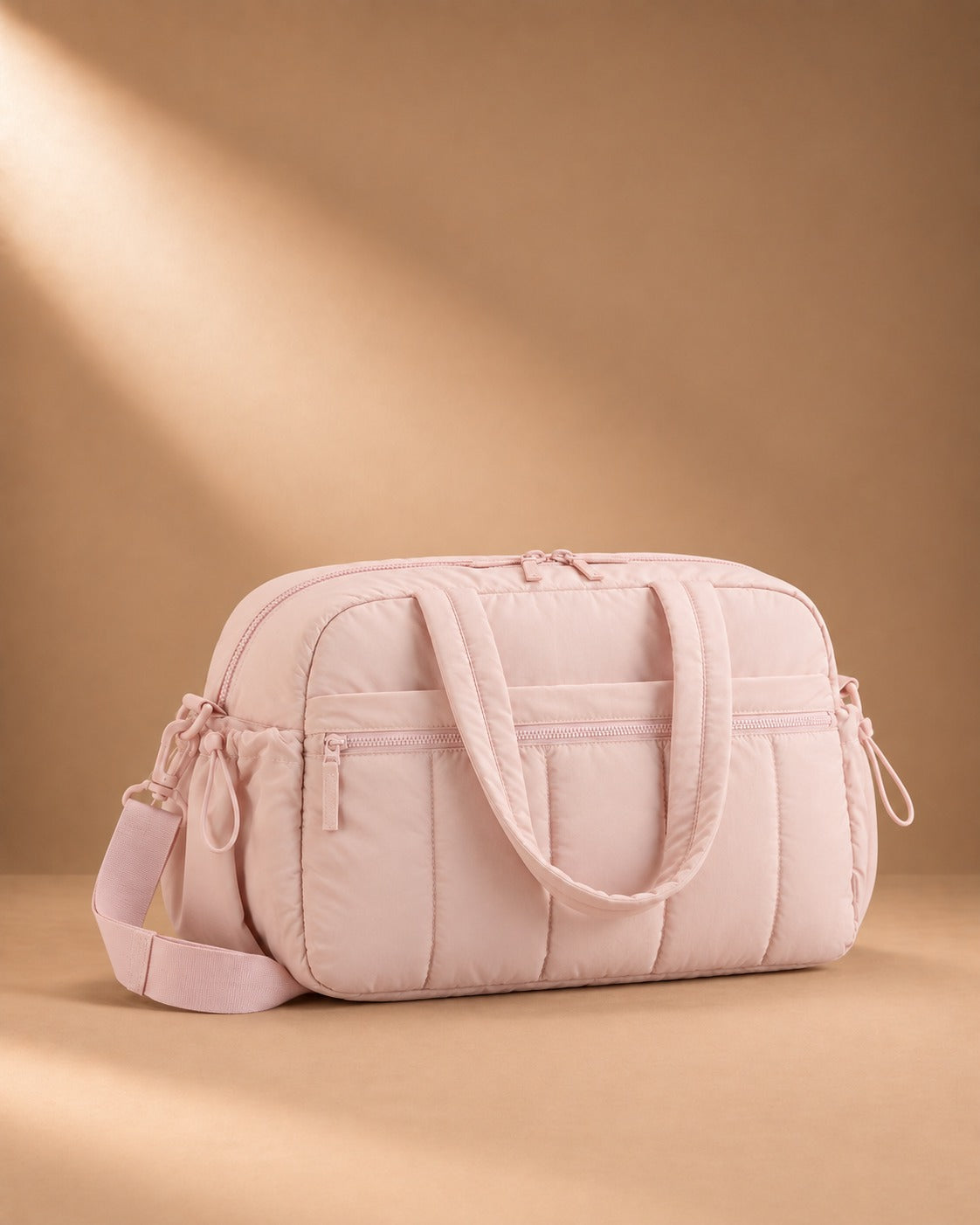 Wooler Quilted Cabin Weekend Bag - pink