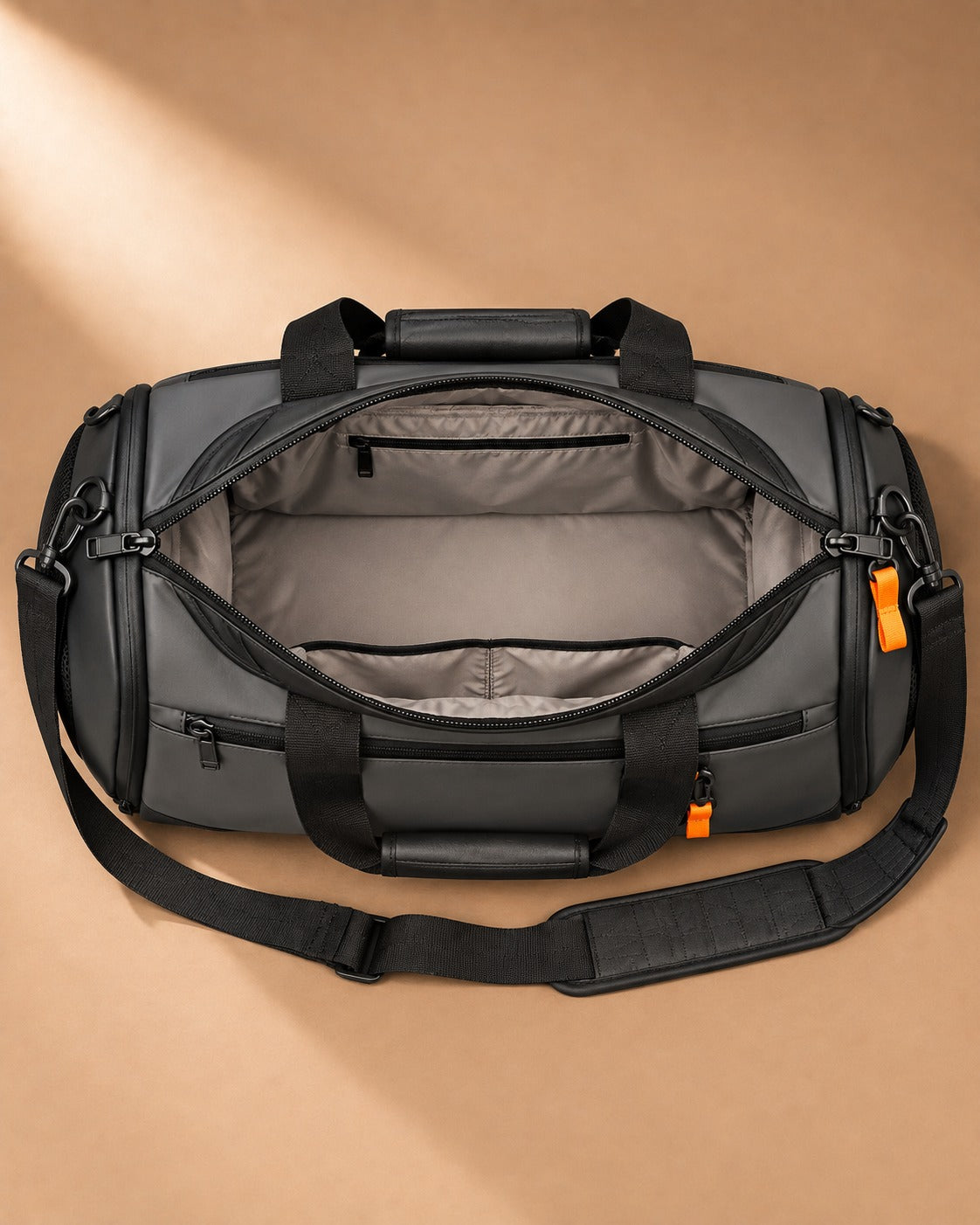 Middleham Sports Duffle Bag with Shoe Compartment 40L - interieur