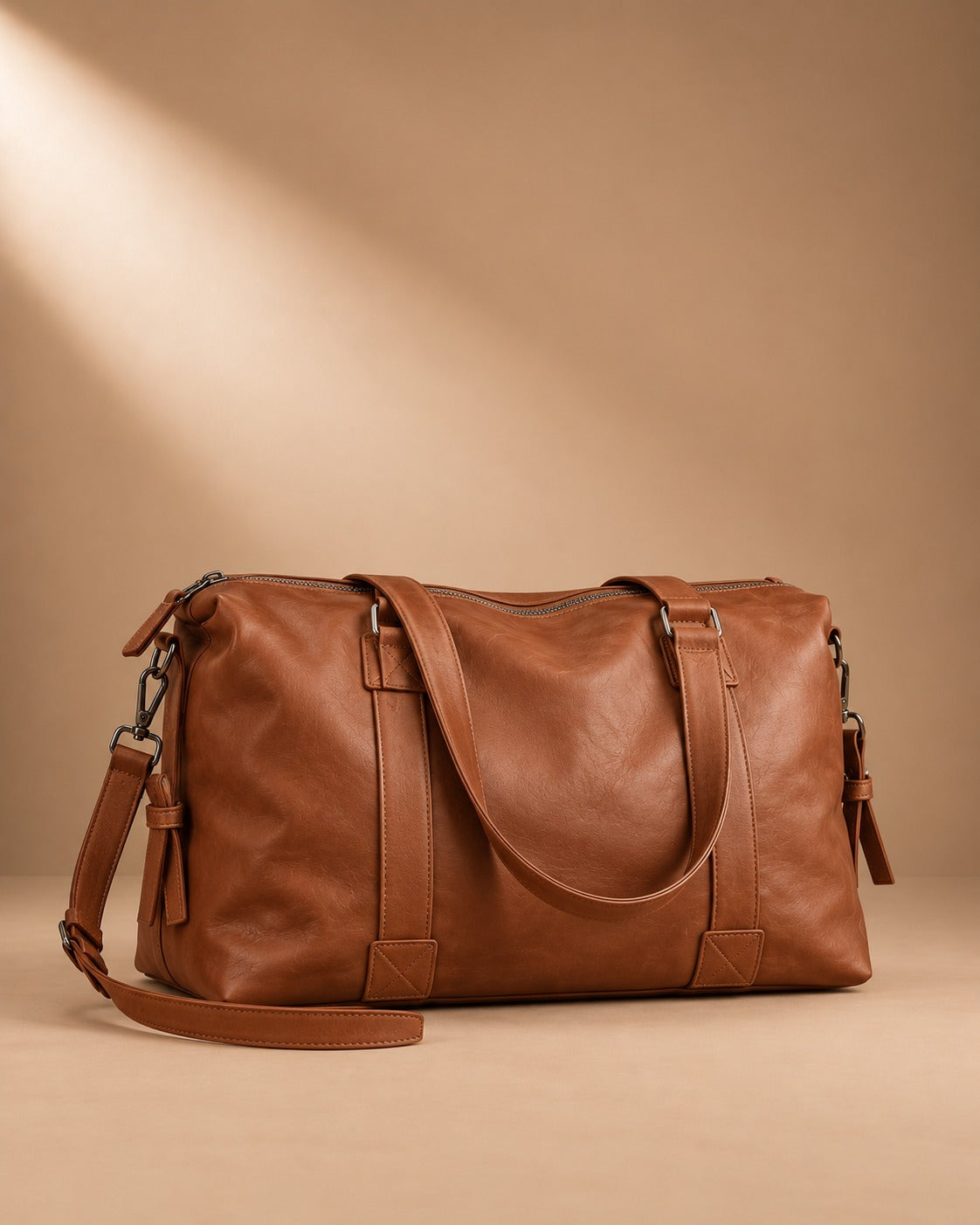 Masham Leather Weekend Holdall - view 1