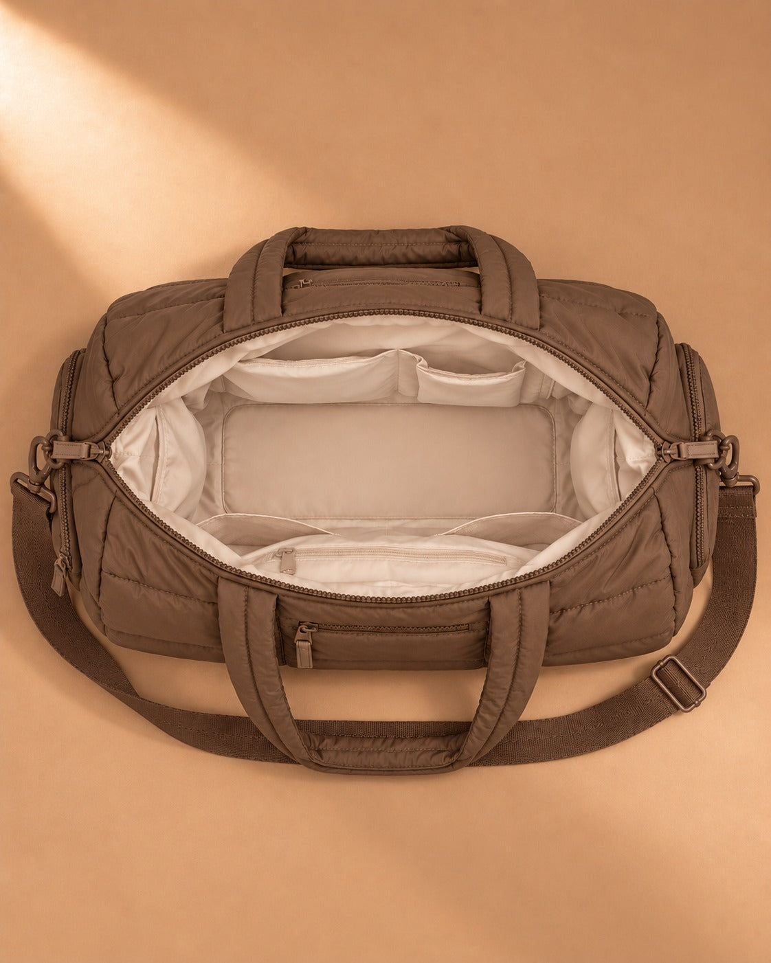 Thirsk Women's Quilted Gym Bag - interieur