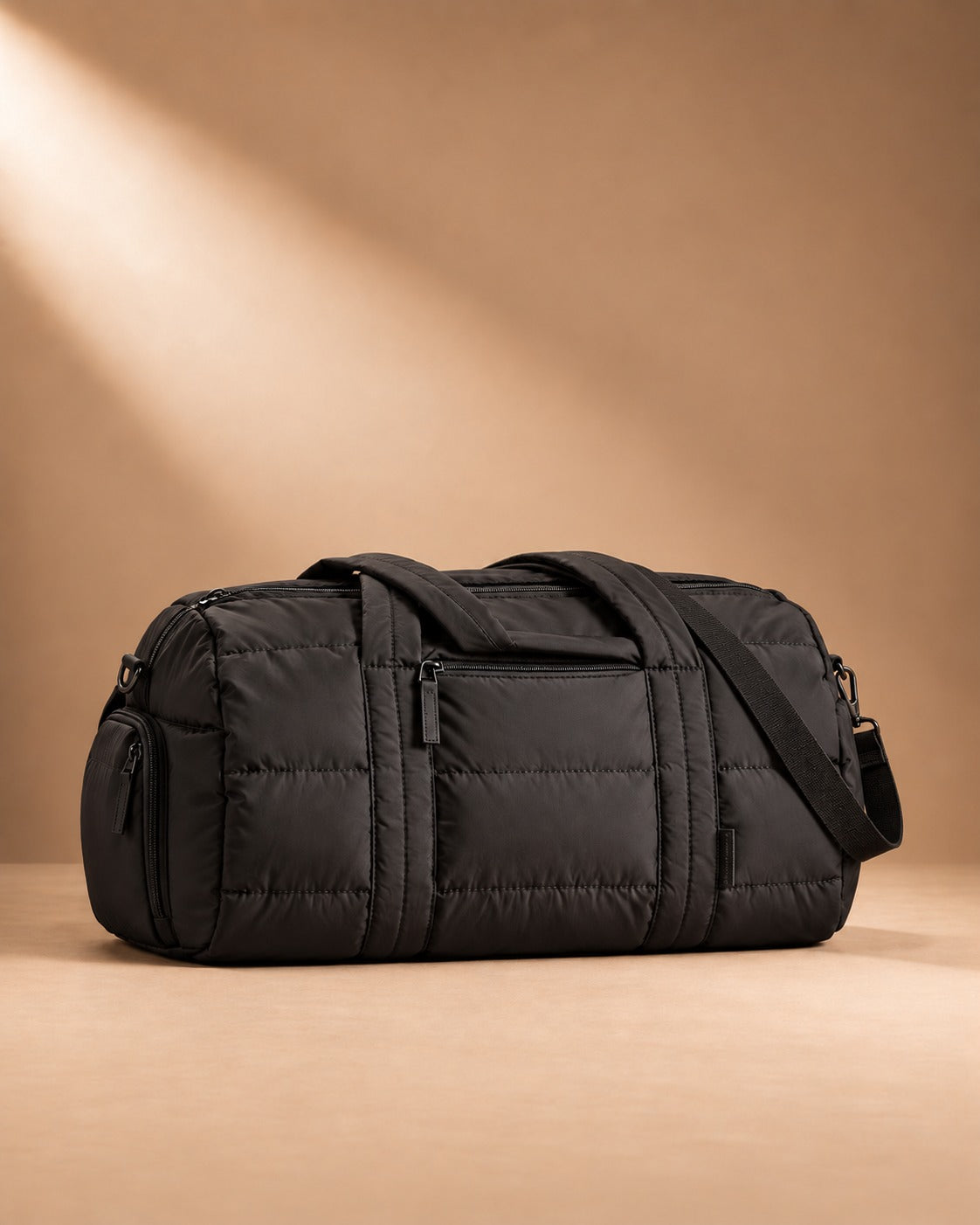 Thirsk Women's Quilted Gym Bag - Black