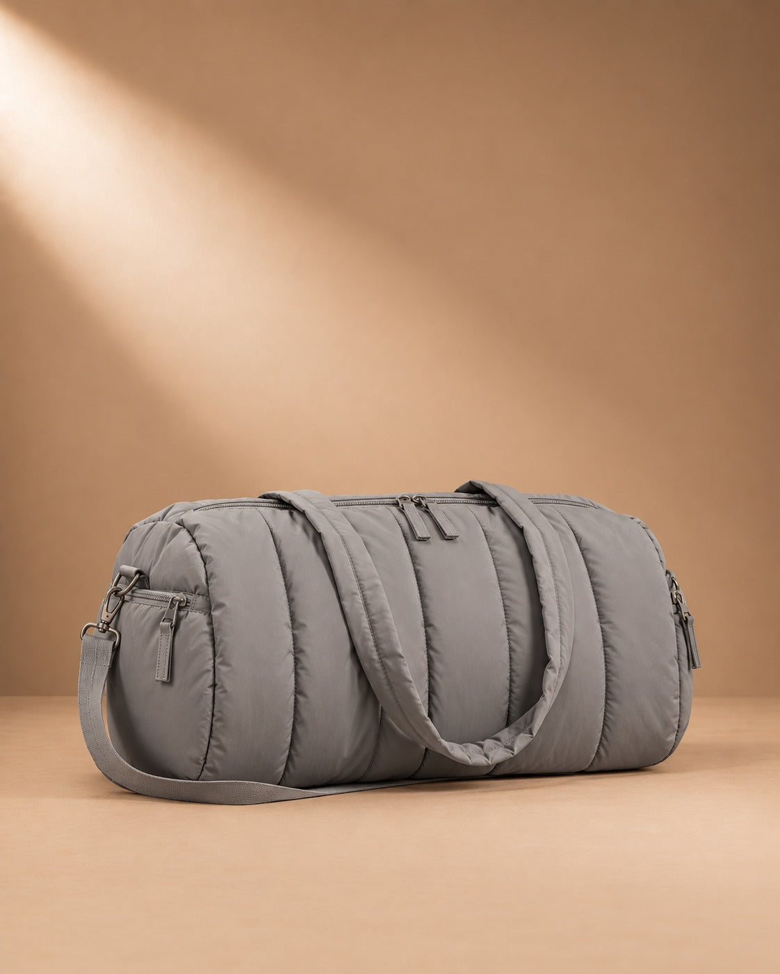 Thirsk Women's Quilted Gym Bag - Grey