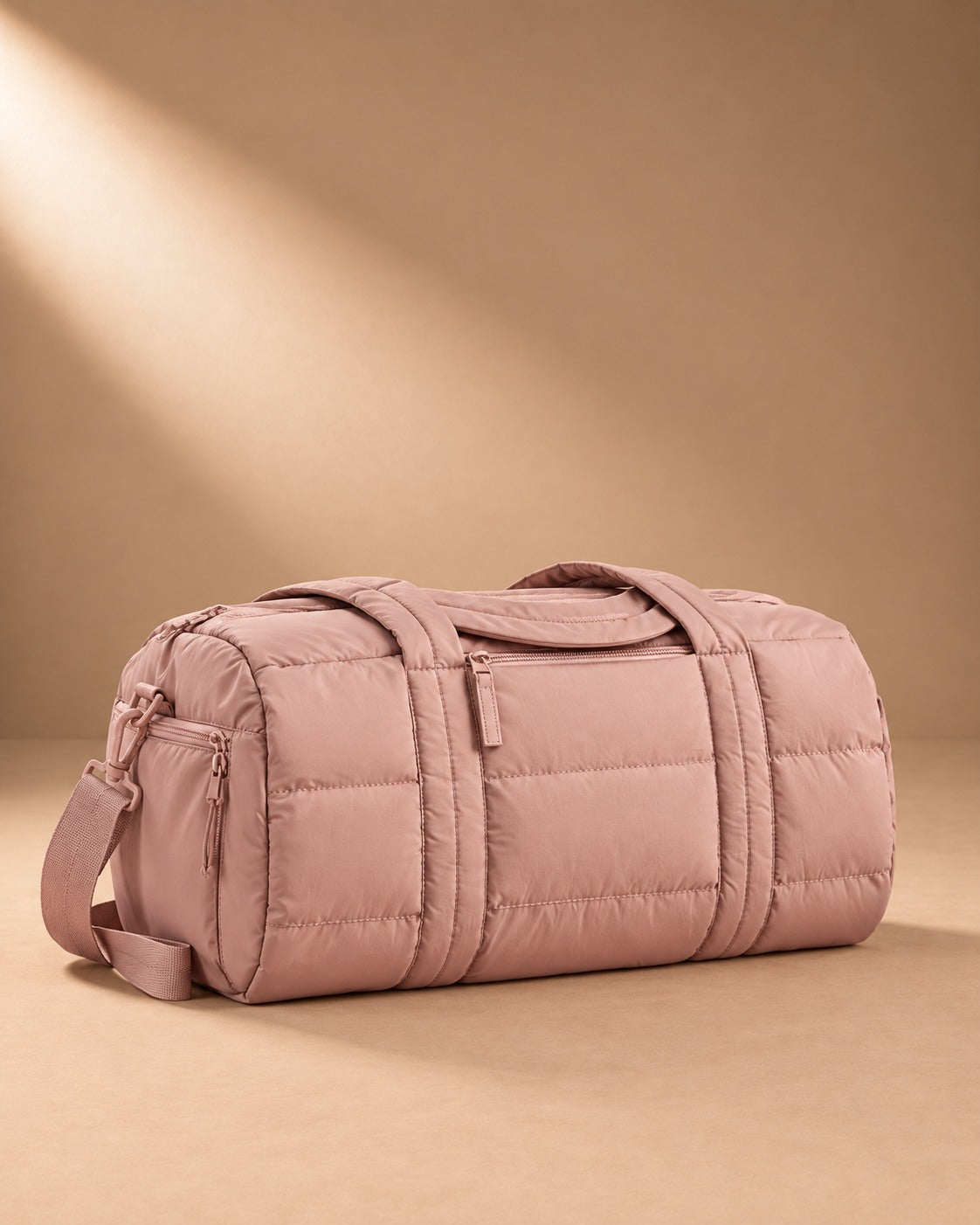 Thirsk Women's Quilted Gym Bag - Pink
