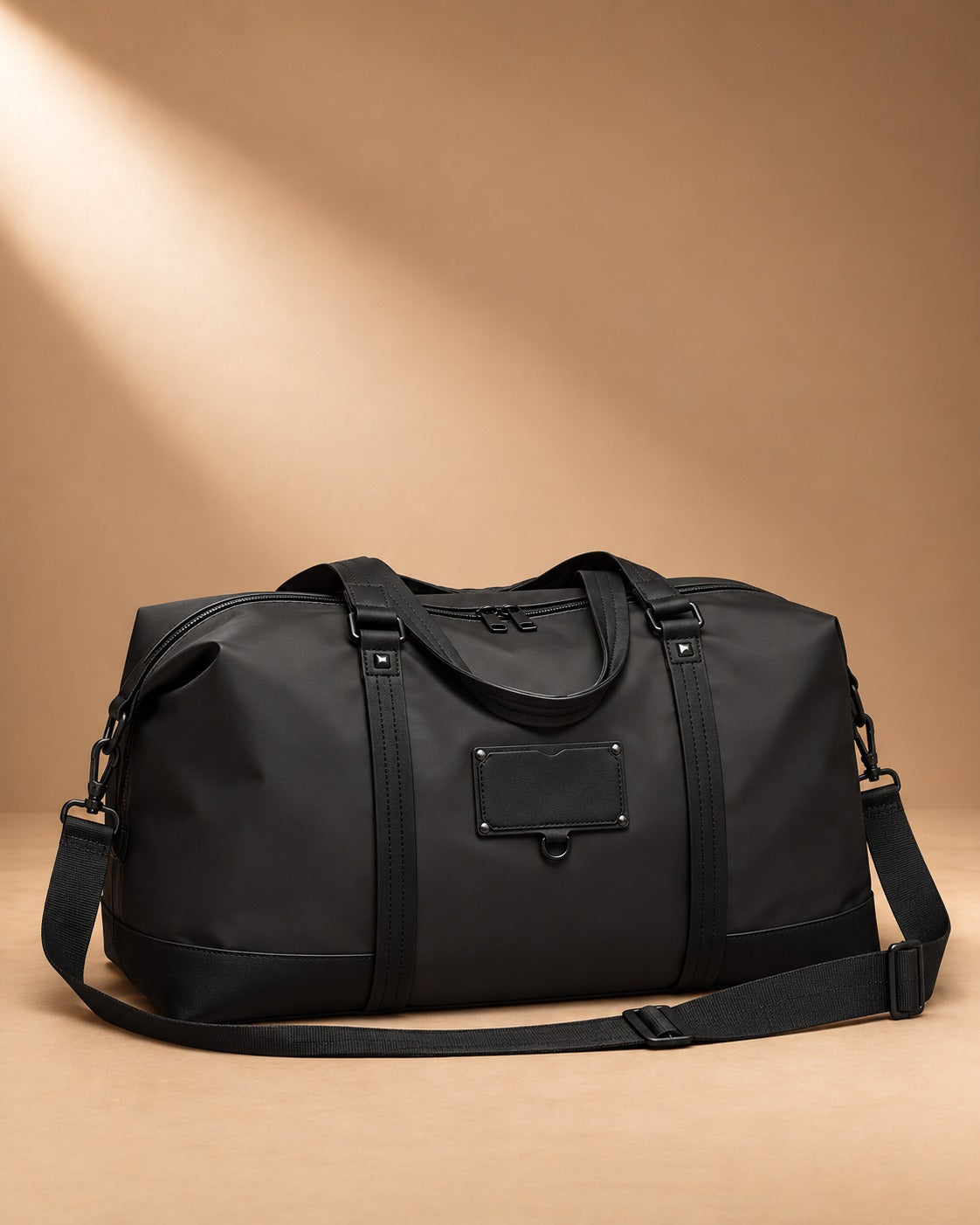 Reeth Two Tone Weekend Holdall - Black