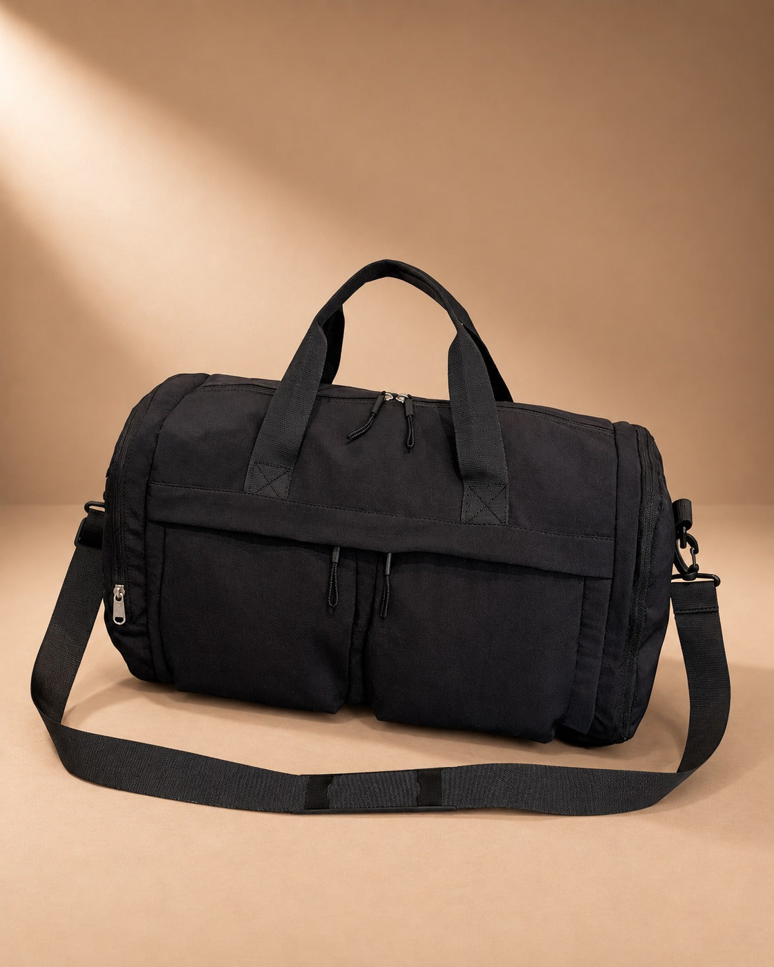 Askrigg Foldable Twin Pocket Travel Bag - black