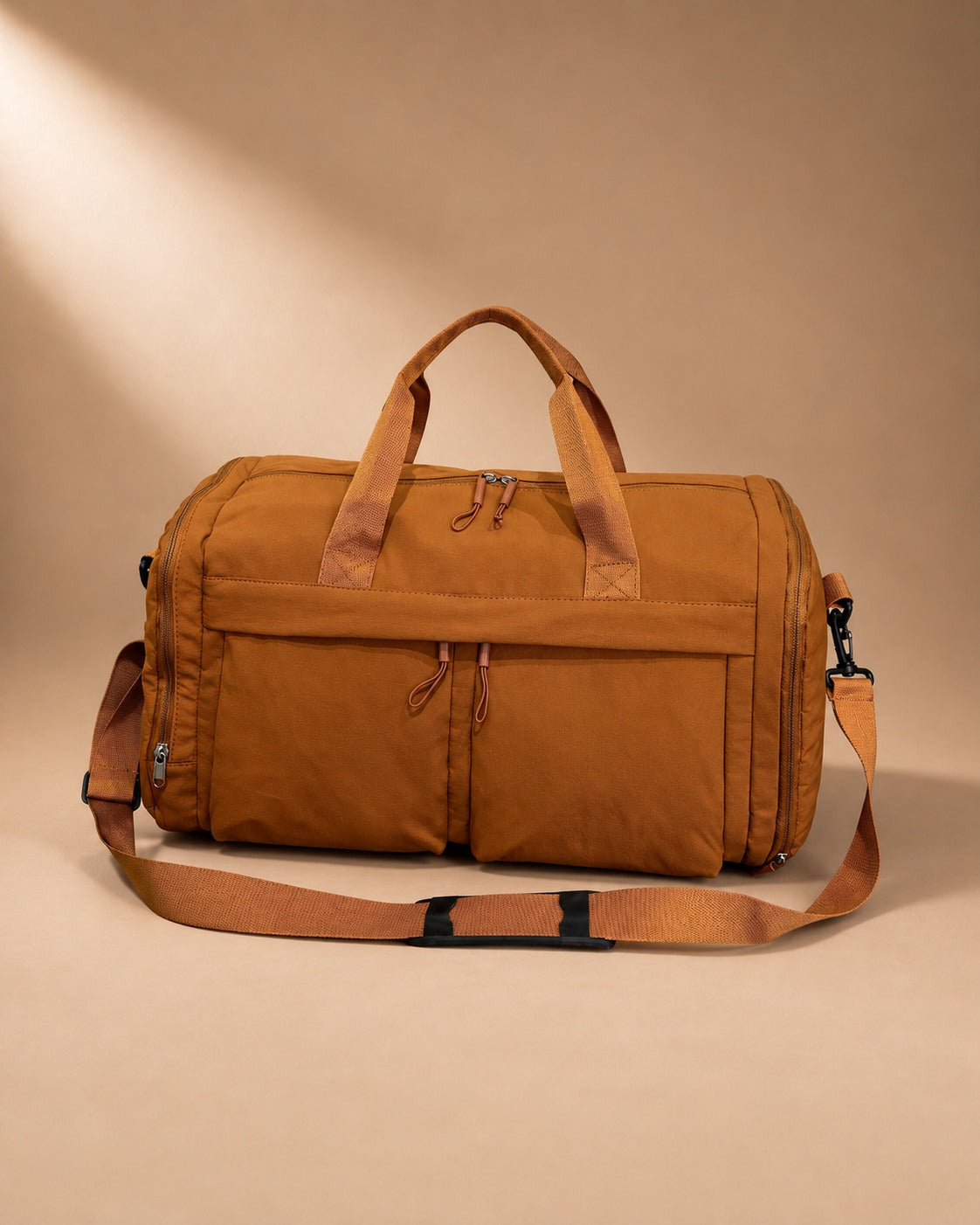 Askrigg Foldable Twin Pocket Travel Bag - brown