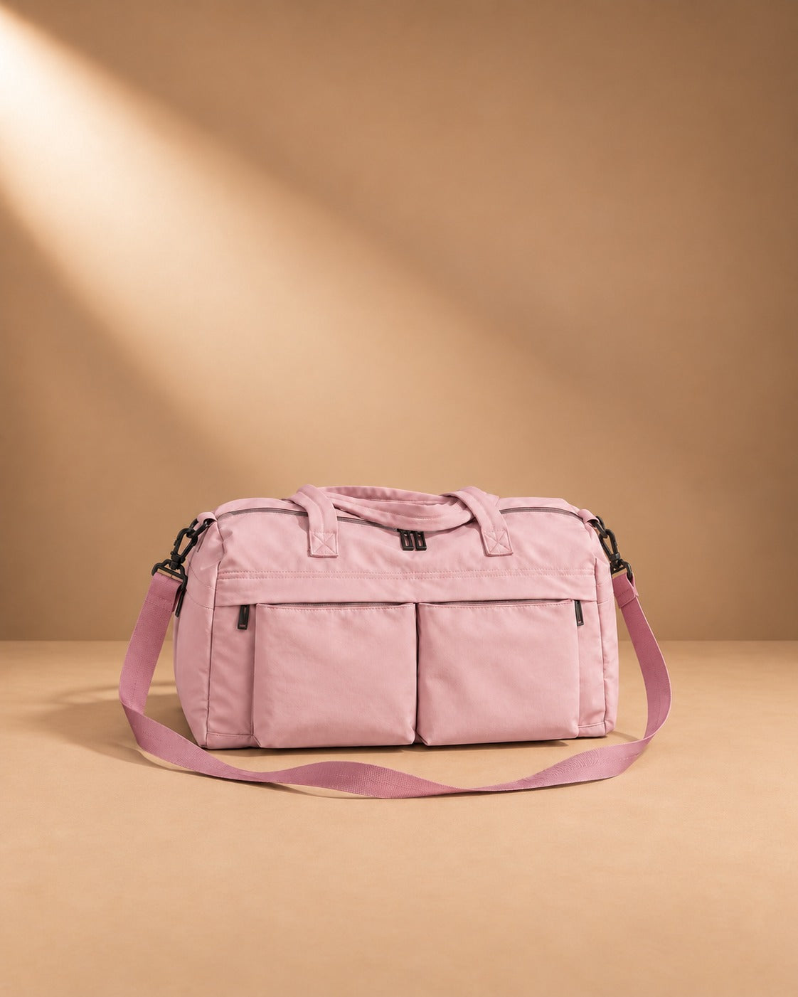 Askrigg Foldable Twin Pocket Travel Bag - pink