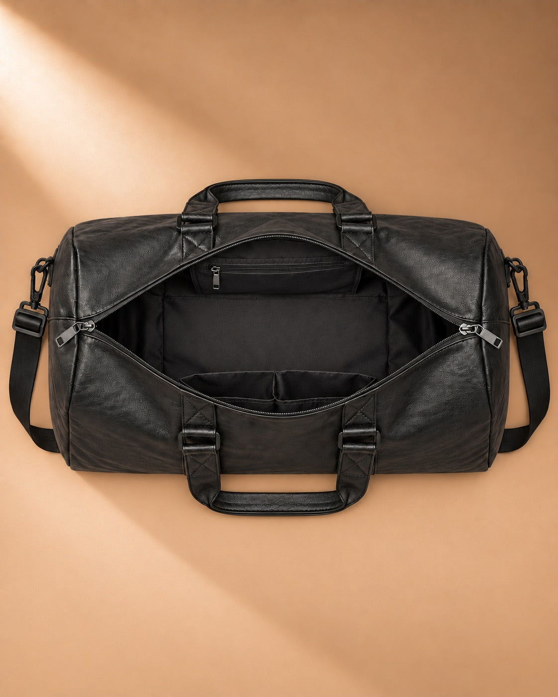 Hawes Leather Duffle Bag - interieur