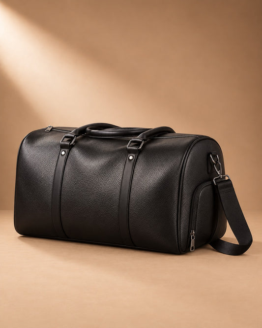 Kettlewell Retro Leather Duffle Bag - view 2