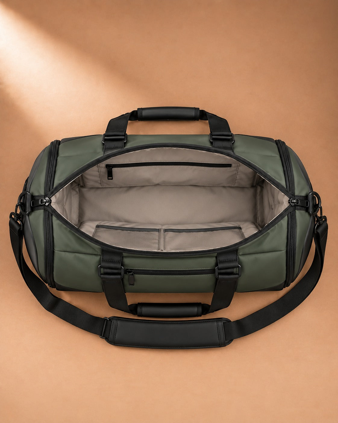 Linton Sports Duffle Bag with Shoe Compartment - interieur