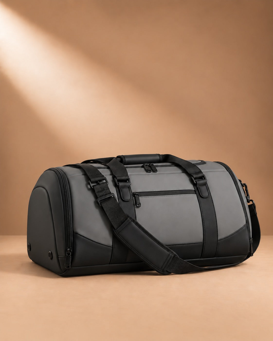 Linton Sports Duffle Bag with Shoe Compartment - Grey