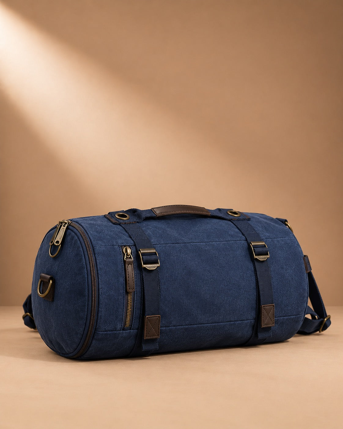 Arncliffe Canvas Barrel Duffle Backpack - view 1