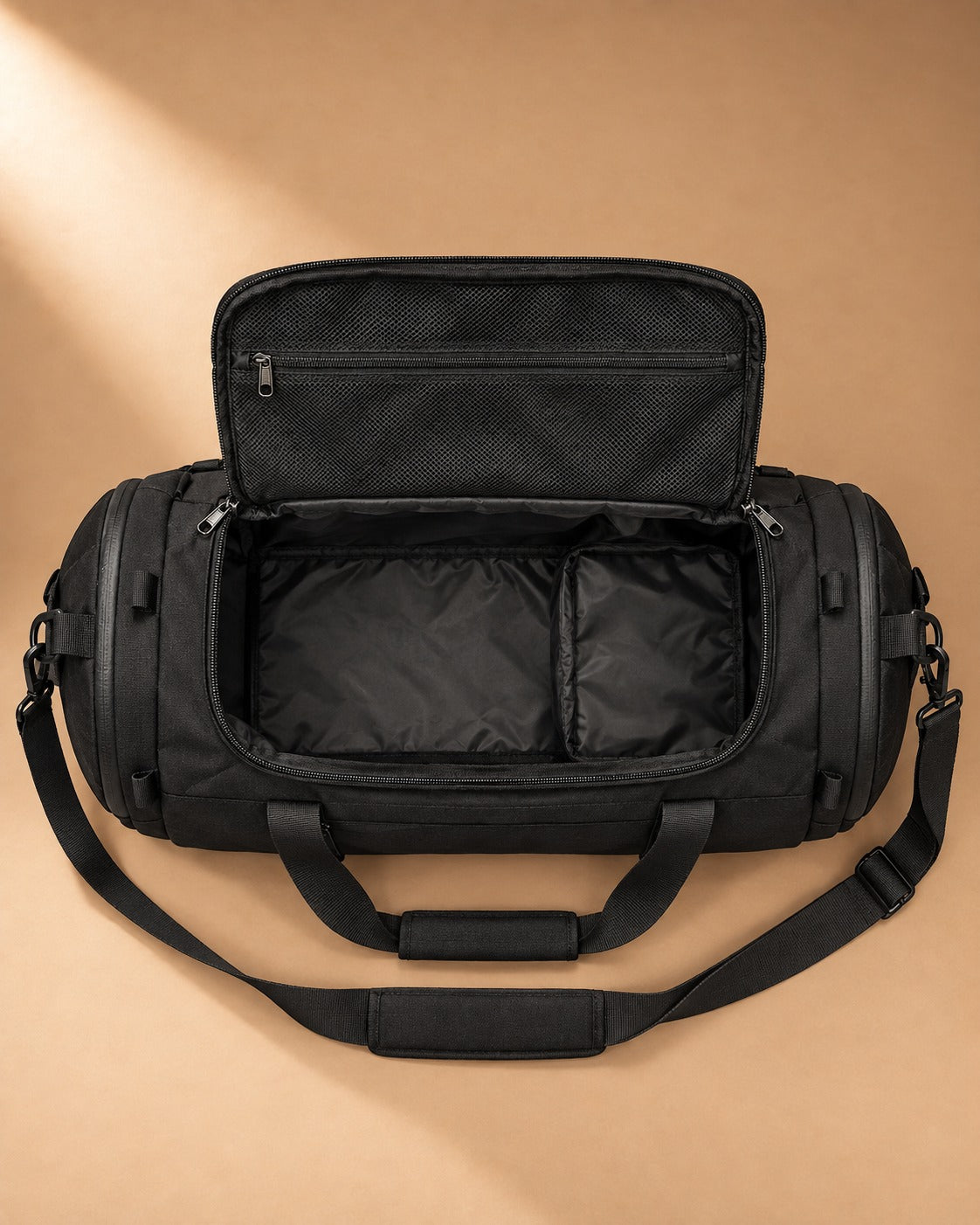 Aysgarth Barrel Gym Duffle Bag - interieur