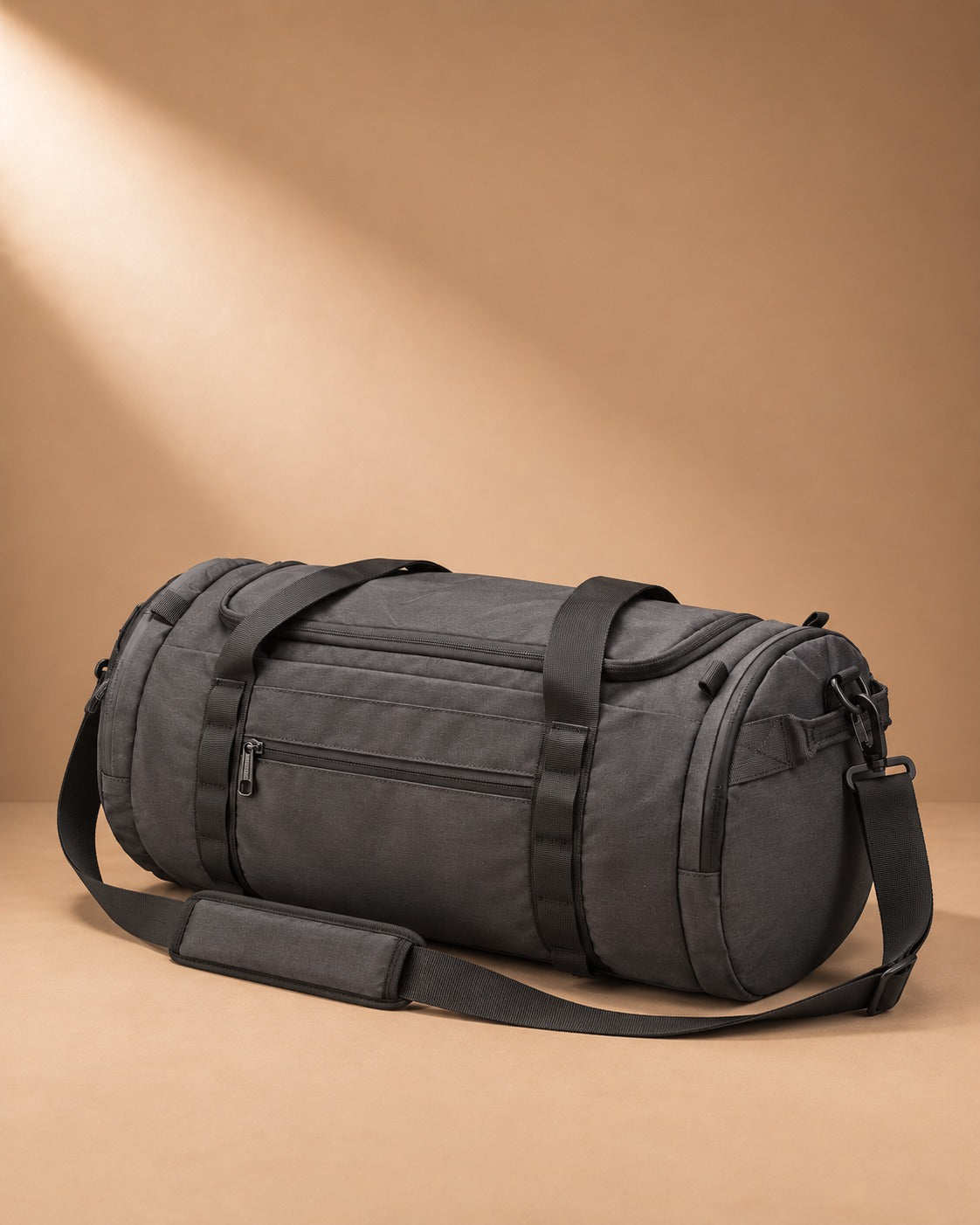 Aysgarth Barrel Gym Duffle Bag - Grey