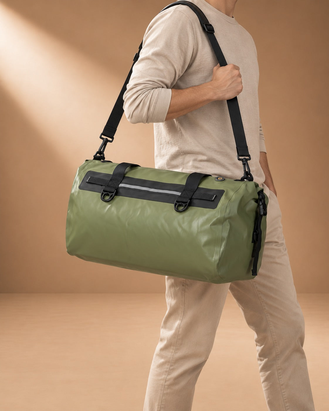Wensley Waterproof Roll Top Duffle Bag - view 3
