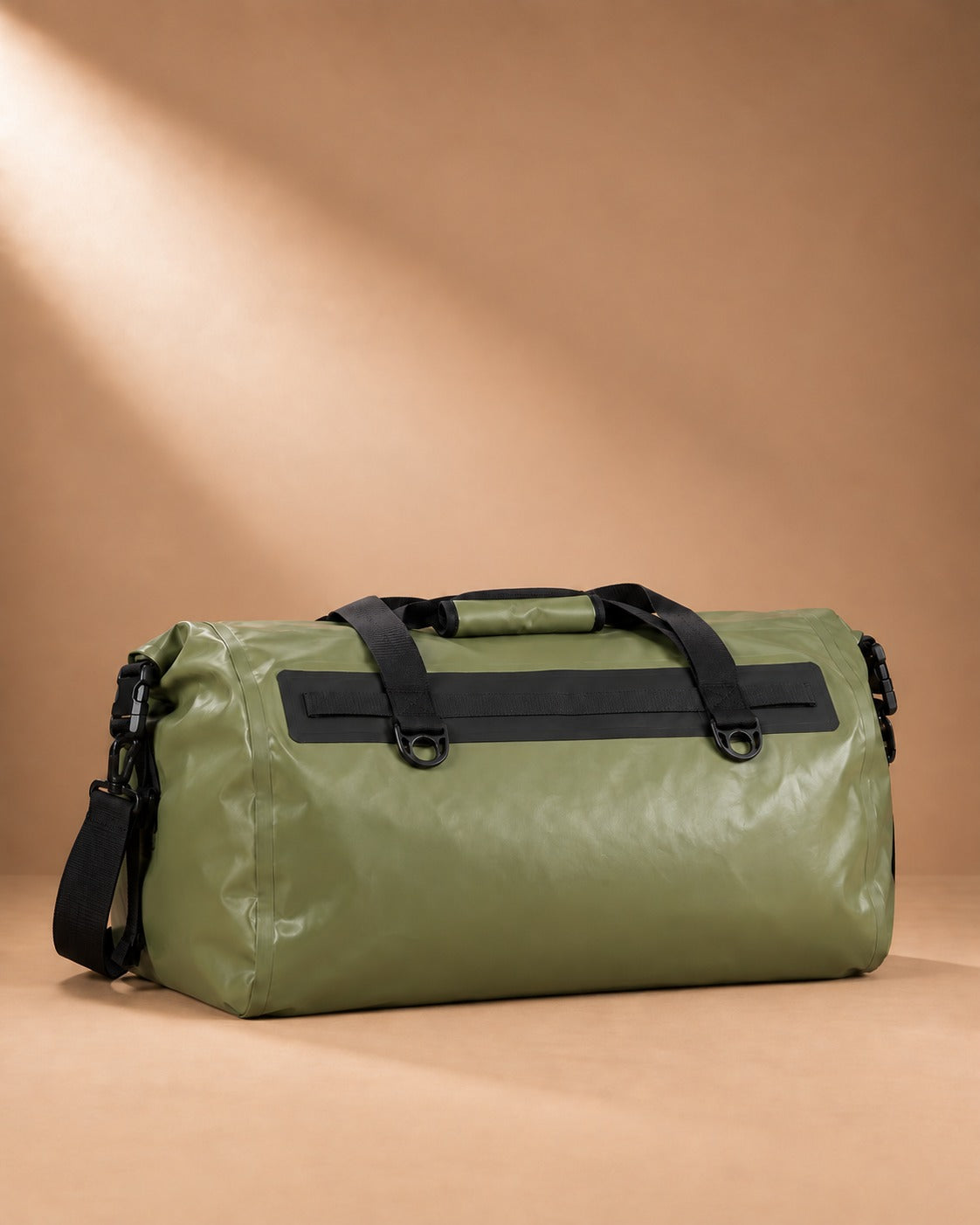 Wensley Waterproof Roll Top Duffle Bag - Army Green