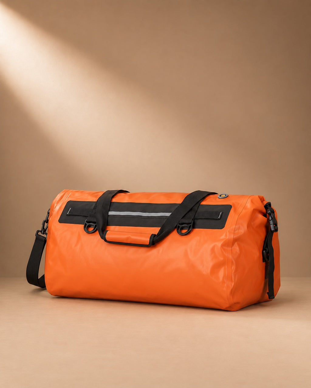 Wensley Waterproof Roll Top Duffle Bag - Orange