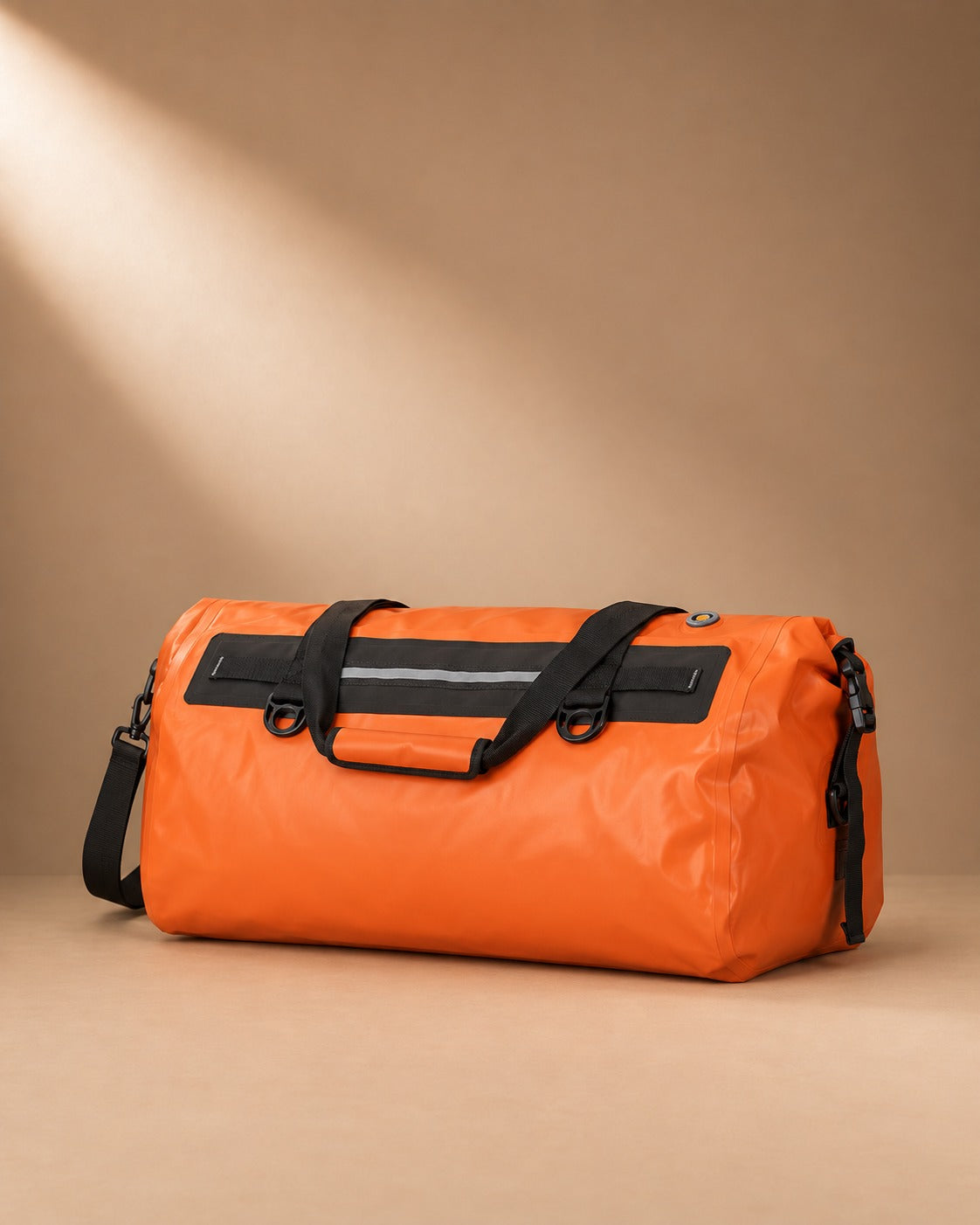 Wensley Waterproof Roll Top Duffle Bag - Orange
