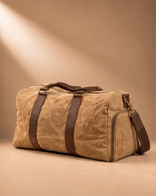 Starbotton Waxed Canvas Weekend Holdall - view 2