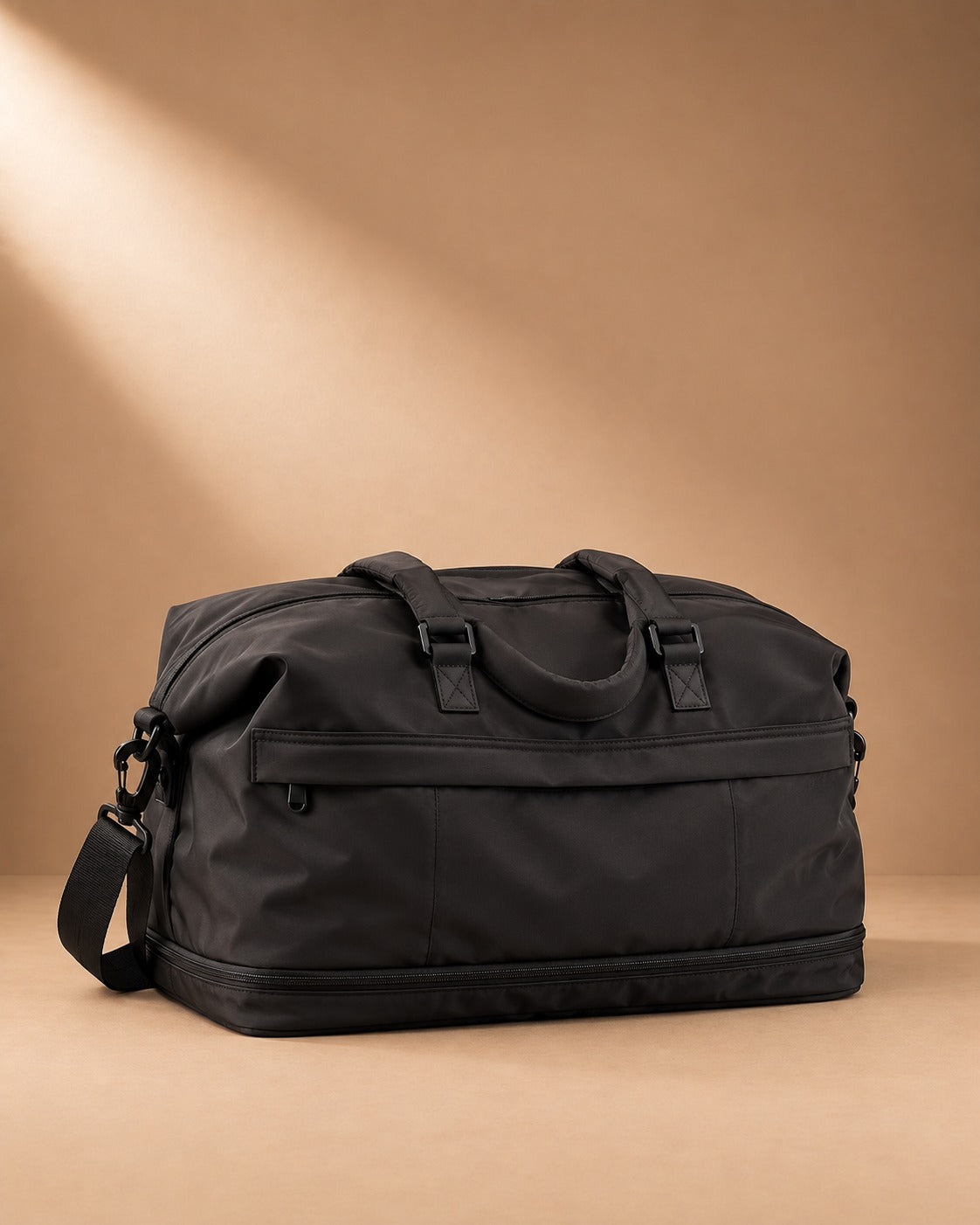 Threshfield Expandable Soft Travel Holdall - Black