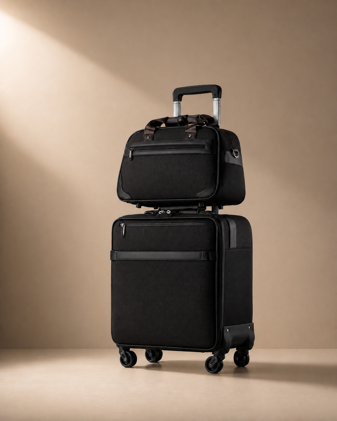 Llangrannog Cabin Suitcase - 14/18 Inch - 18 inch with 14 inch variant premium studio photo