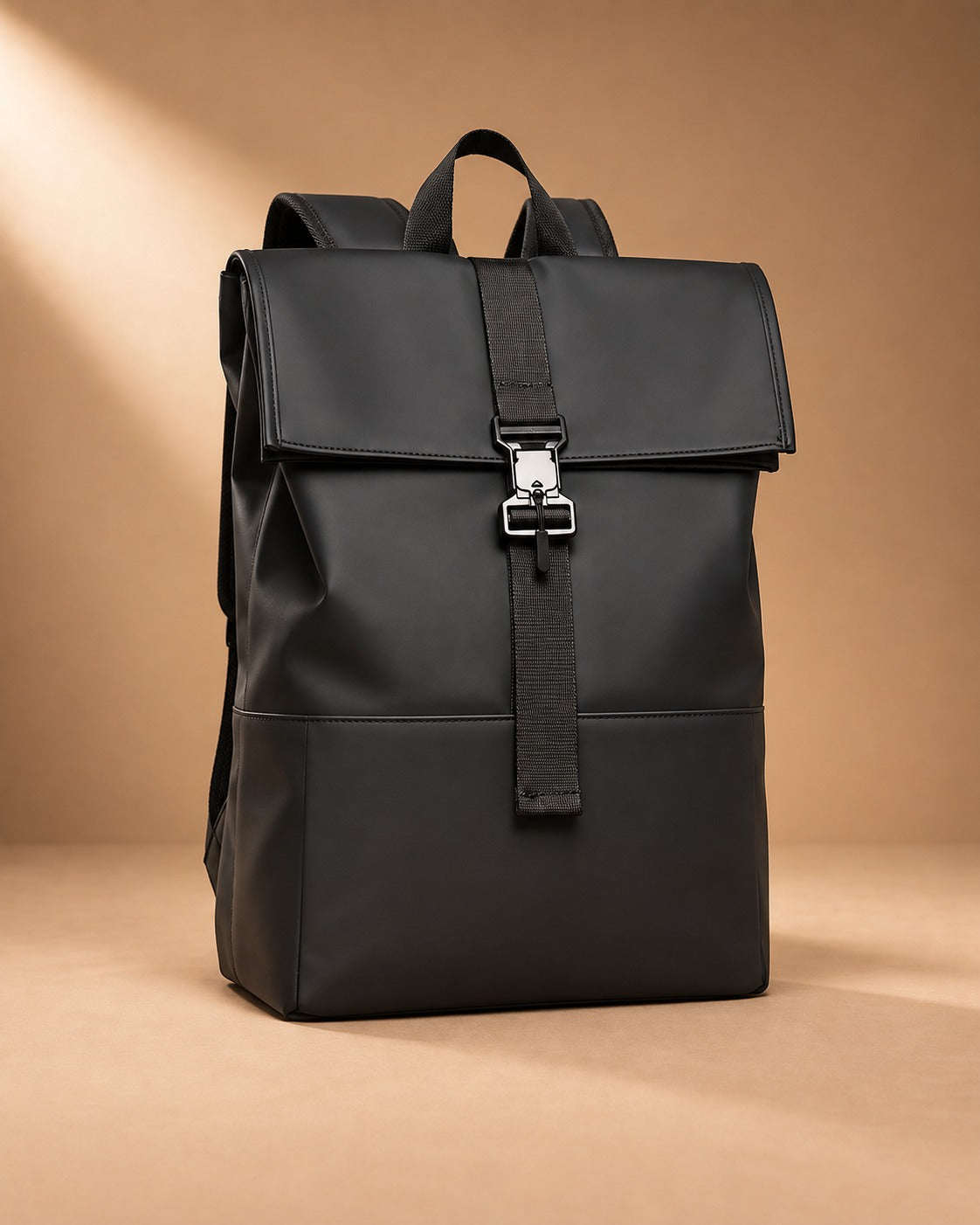 Helvellyn Roll Top Travel Backpack - black
