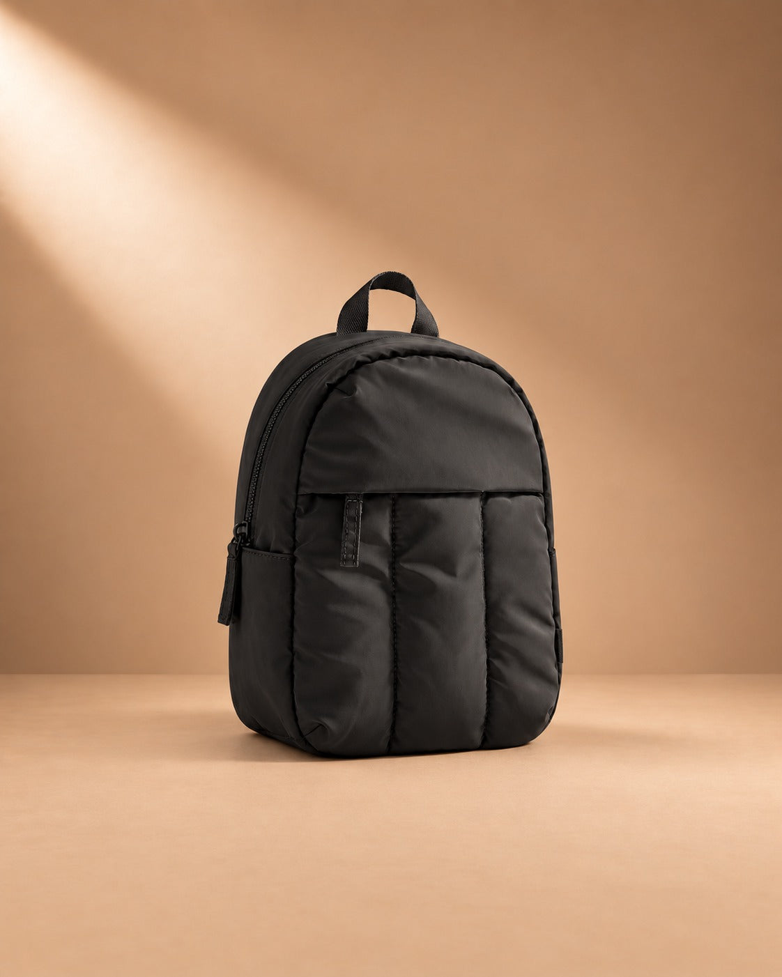 Blencathra Quilted Mini Travel Backpack - Black