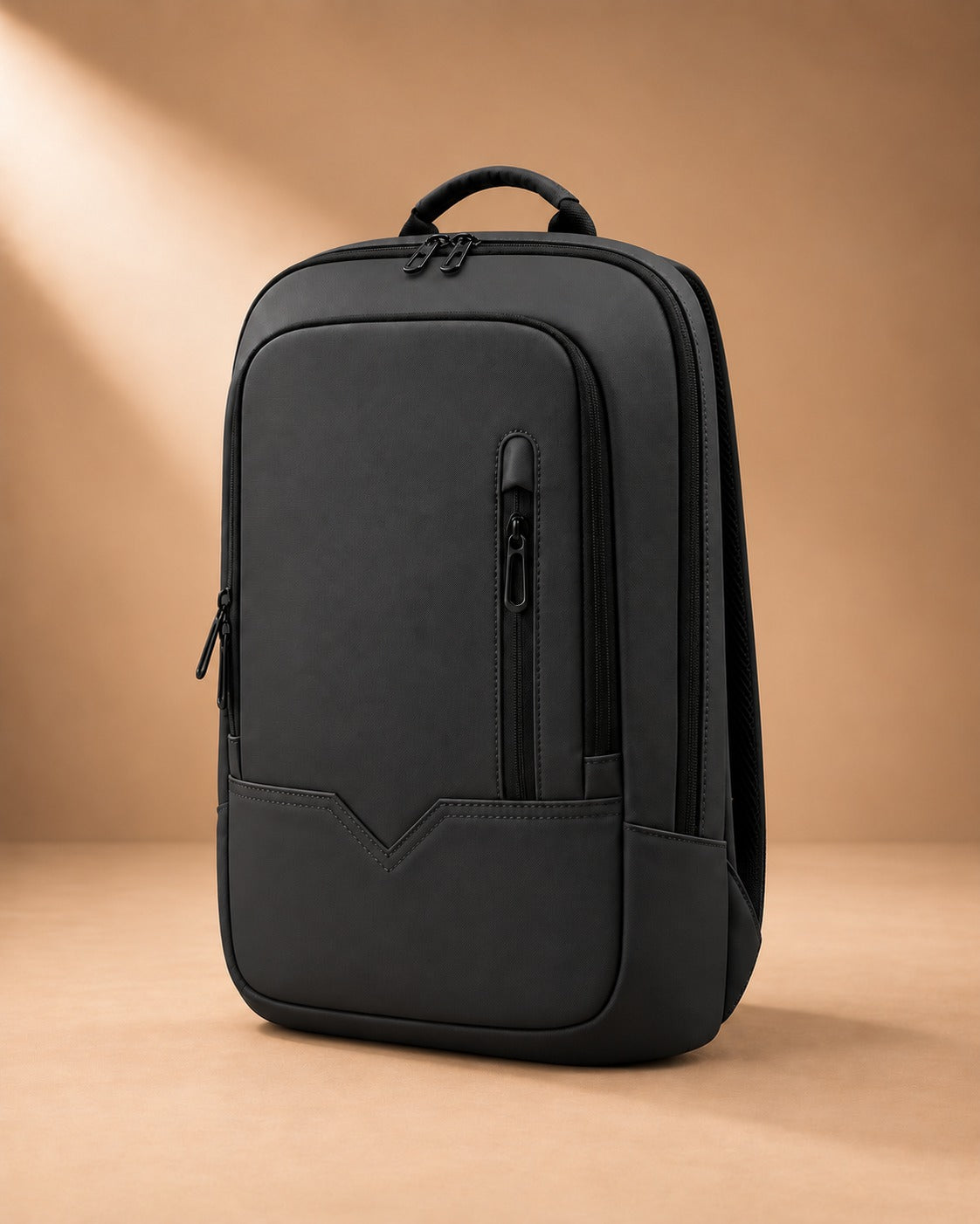 Borrowdale Slim Water-Resistant Laptop Backpack - Black