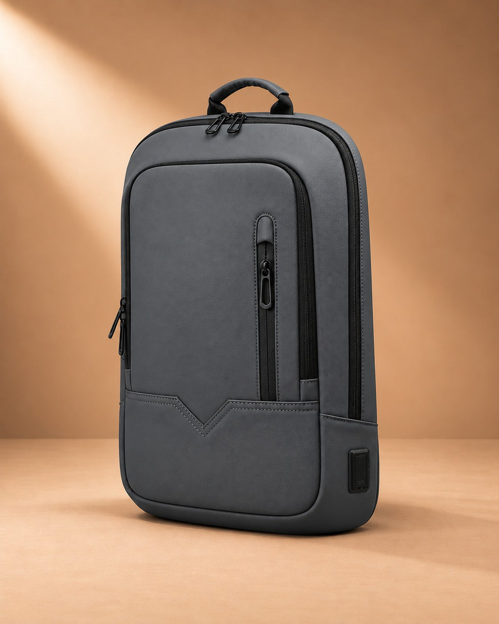 Borrowdale Slim Water-Resistant Laptop Backpack - Dark Grey