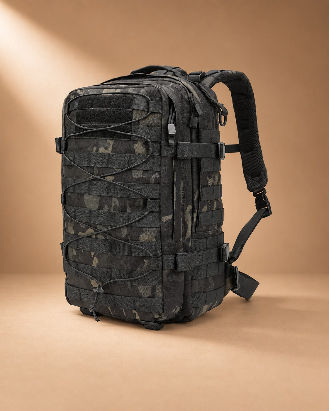 Patterdale Tactical Outdoor Backpack 45L - Black Camo