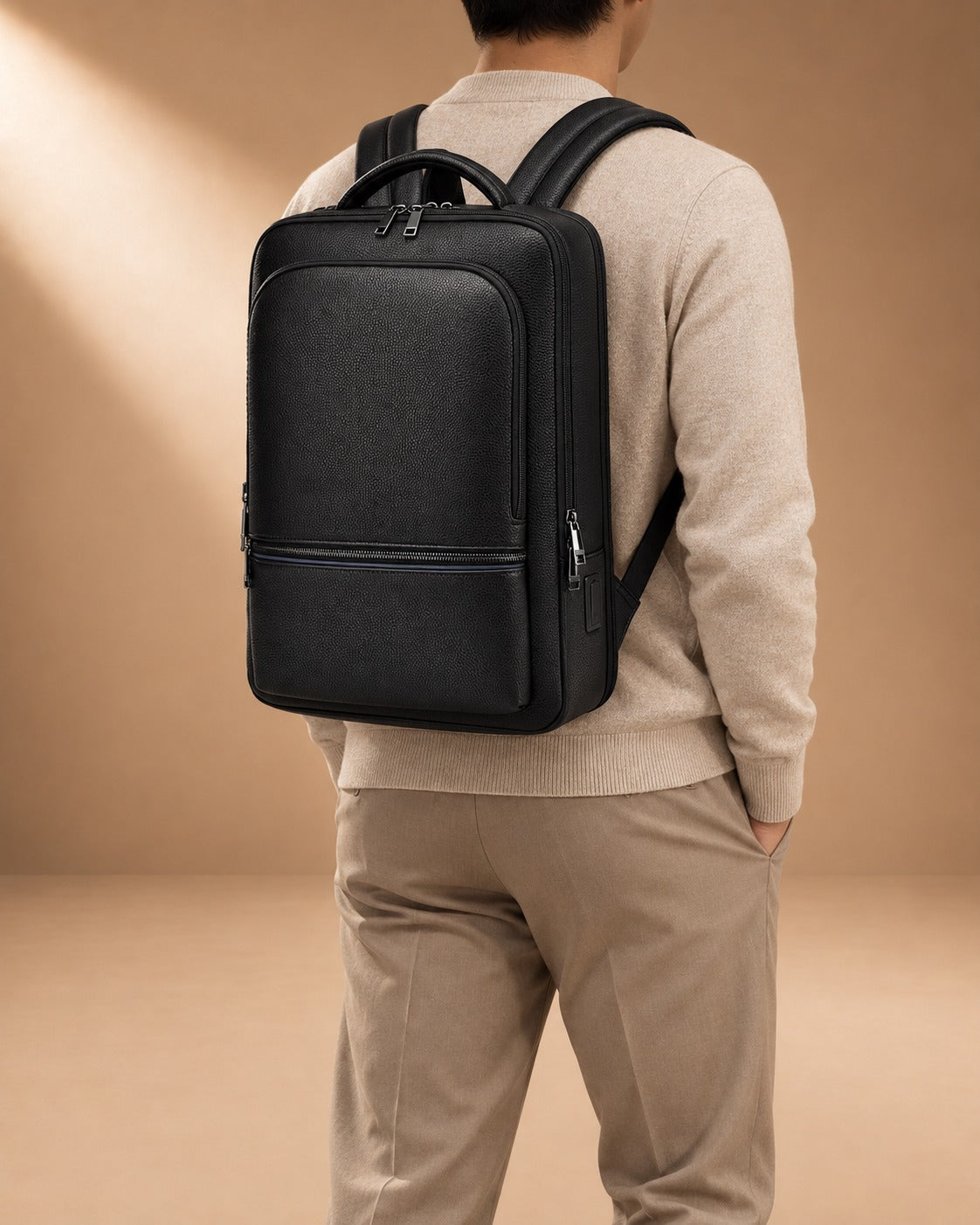 Loweswater Leather Business Laptop Backpack - view 3