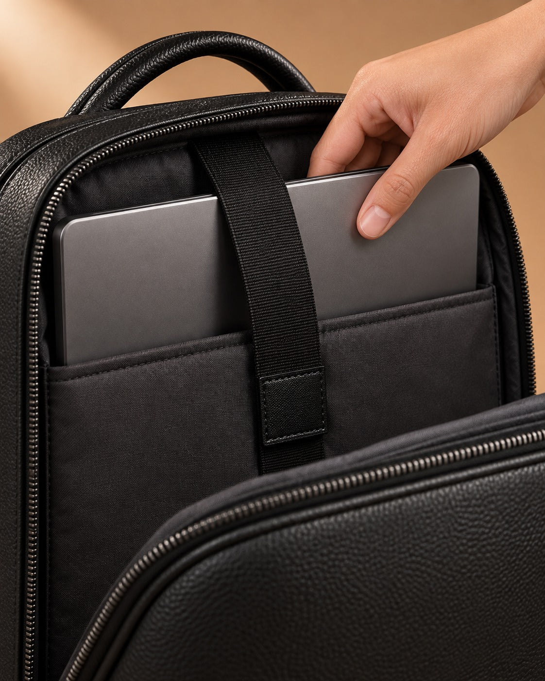Loweswater Leather Business Laptop Backpack