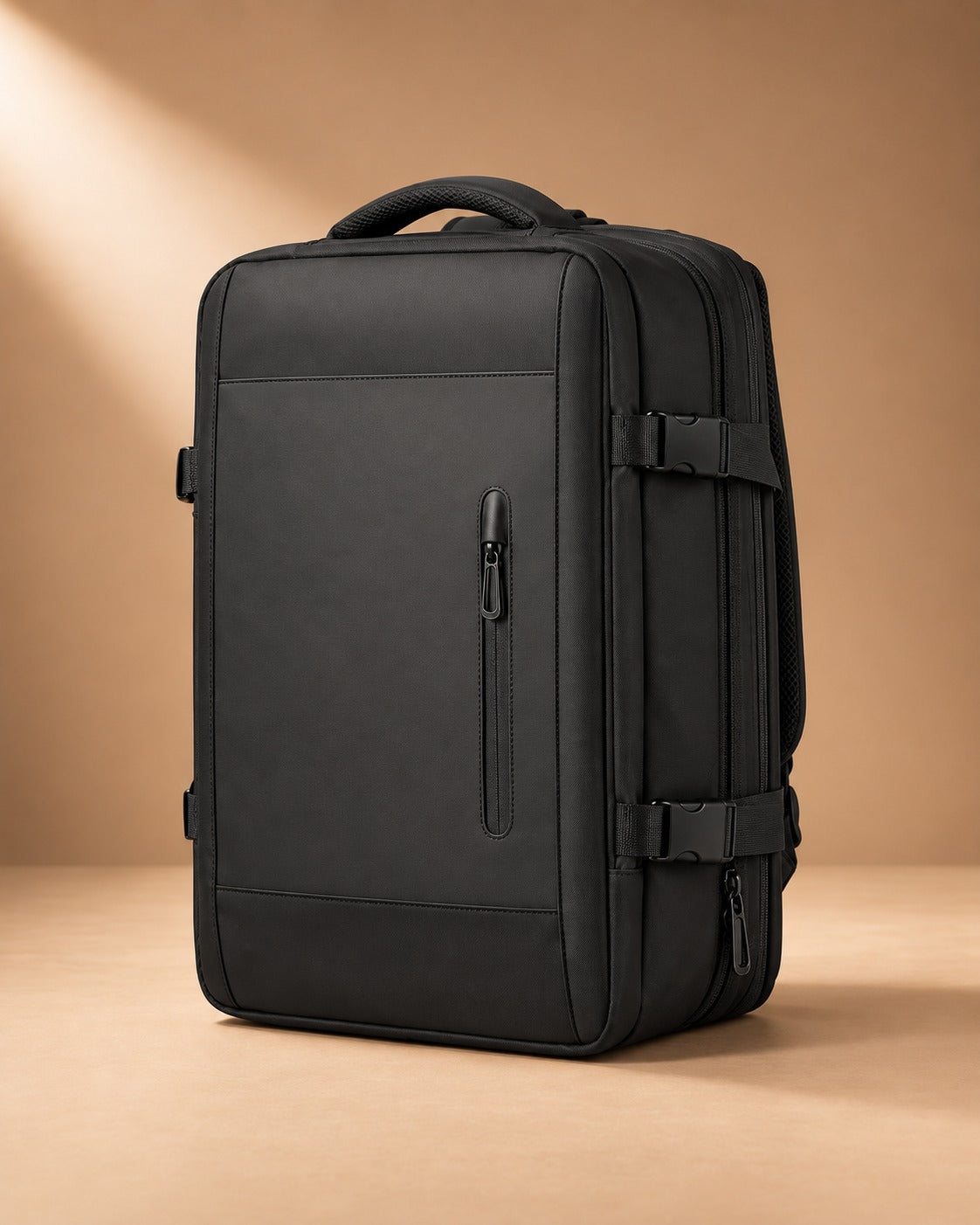 Crummock Expandable Cabin Travel Backpack - beige