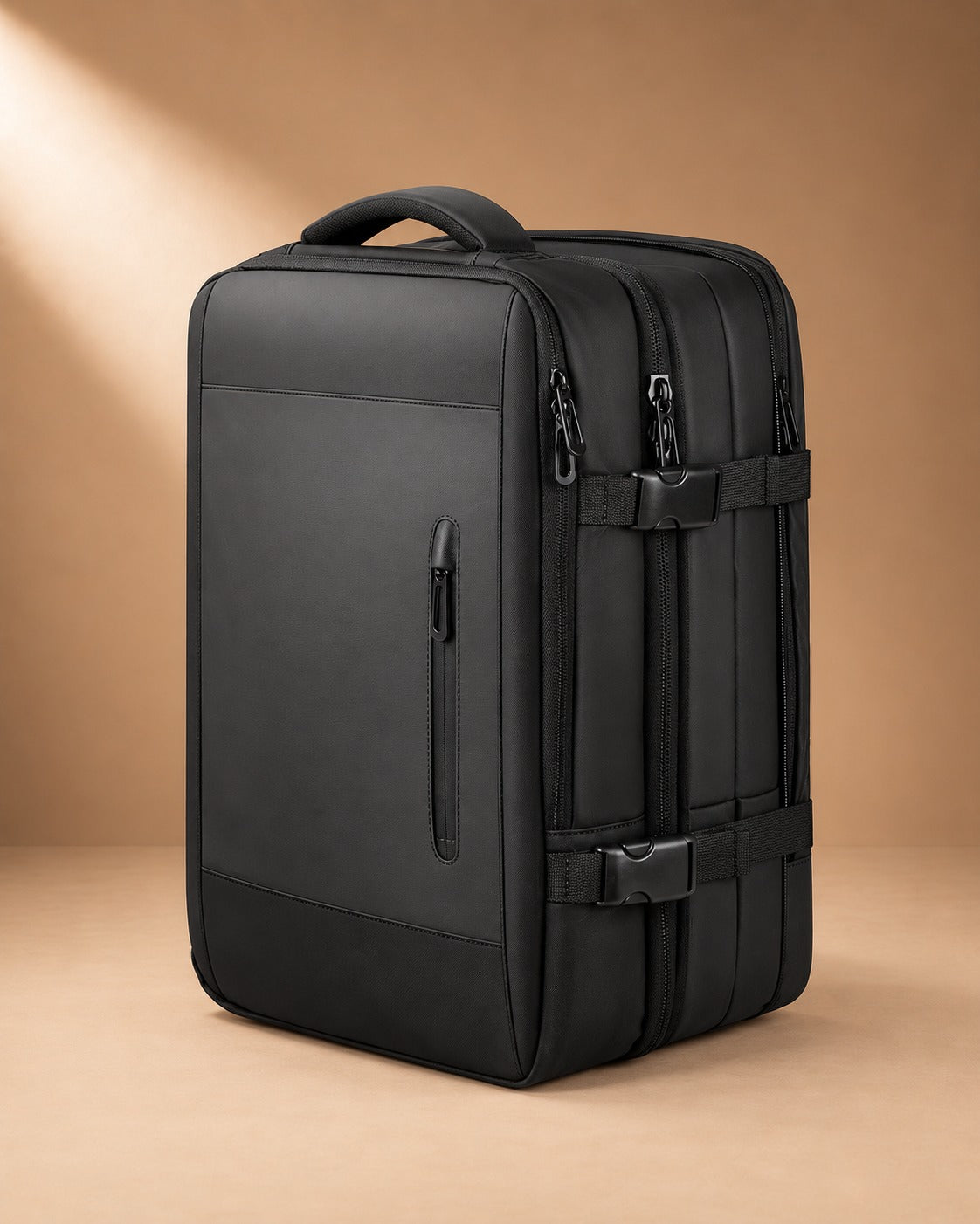 Crummock Expandable Cabin Travel Backpack - Black