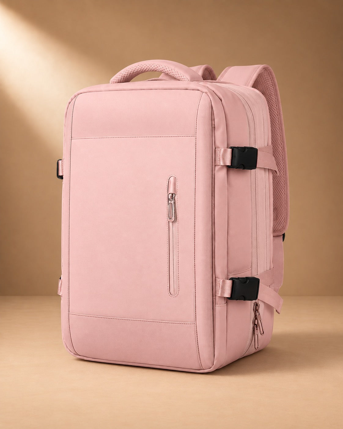 Crummock Expandable Cabin Travel Backpack - pink