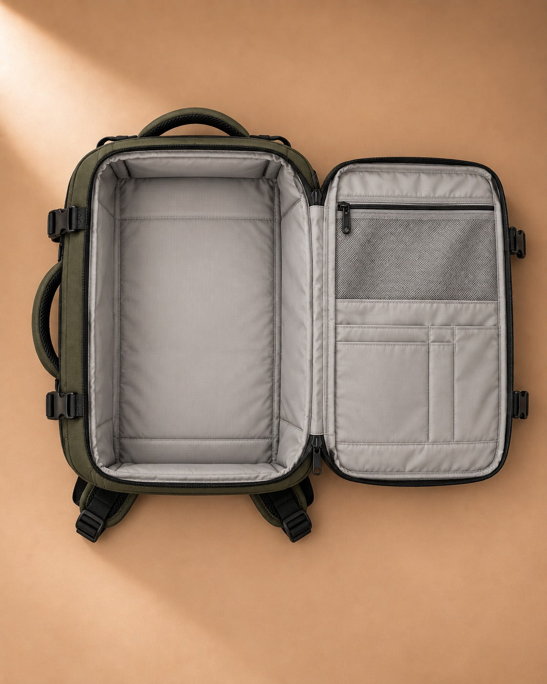 Torridon Expandable Cabin Travel Backpack 37L/45L - interieur