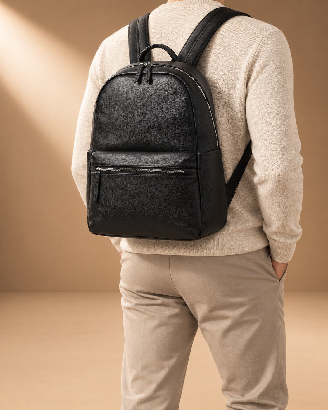 Knoydart Full Grain Leather Backpack - view 3