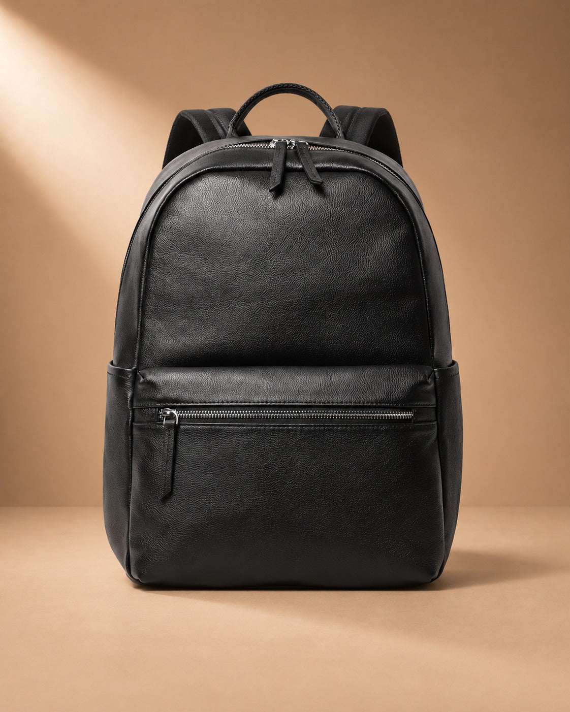Knoydart Full Grain Leather Backpack - Black