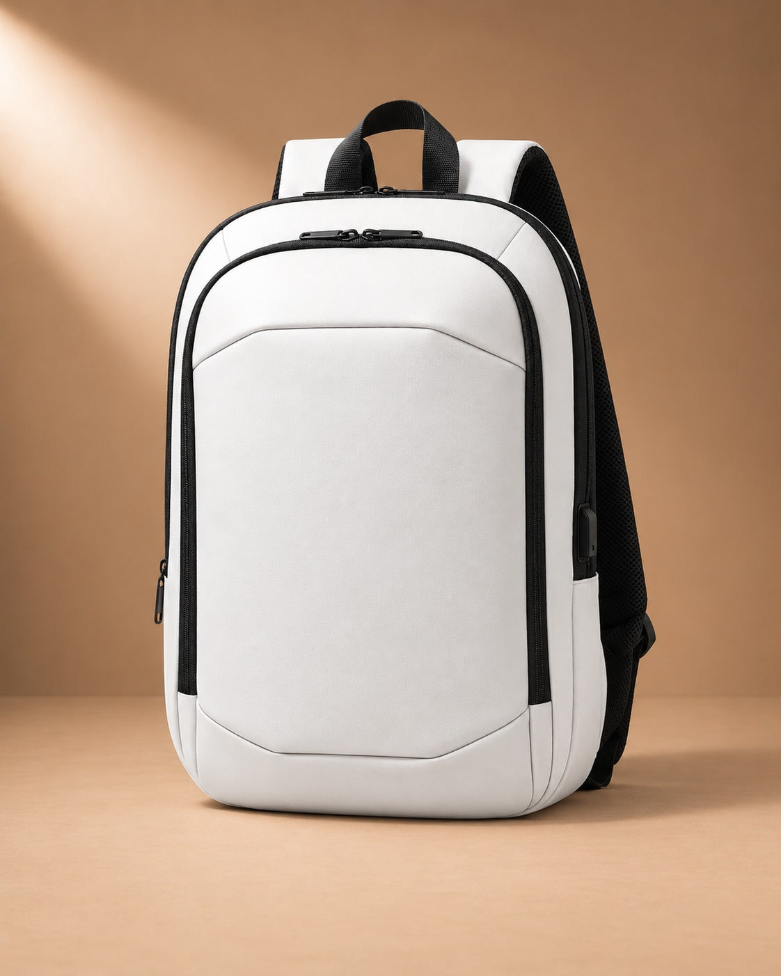 Ardnamurchan Expandable 17.3 Inch Laptop Backpack - White
